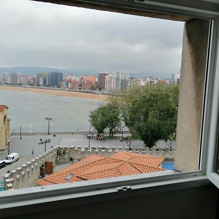 Atico En Cimadevilla Mirando Al Mar Gijón Eksteriør billede